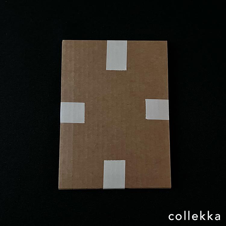 4辺をマスキングテープで留める